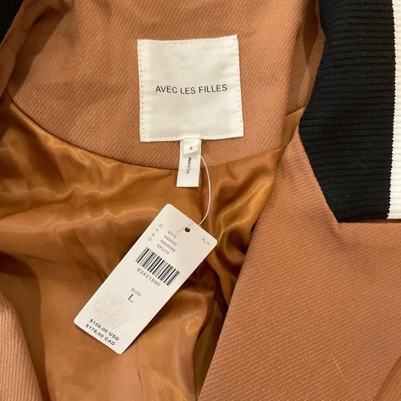 Avec Les Filles Tan and Black Blazer - Picture 5 of 6